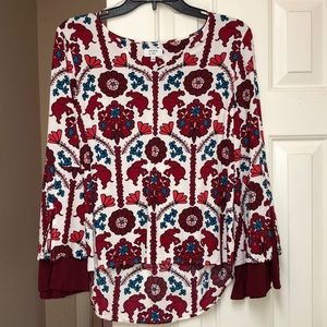 Crown & Ivy Elephant Blouse